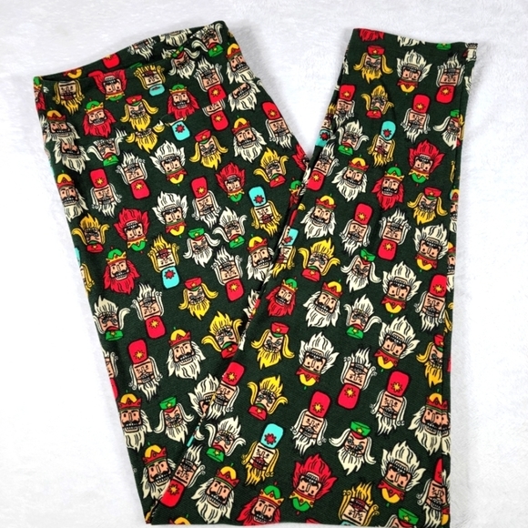 LuLaRoe Pants - EUC Vintage LuLaRoe Christmas Holiday Nutcracker Leggings size TC2